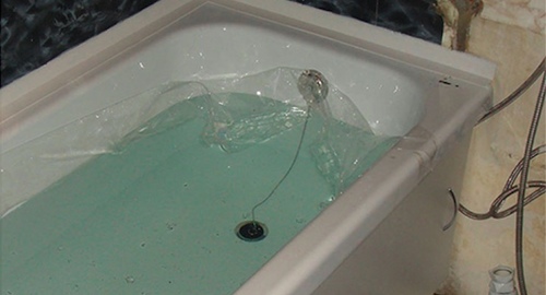 Установкой акрилового вкладыша | Колюбакино